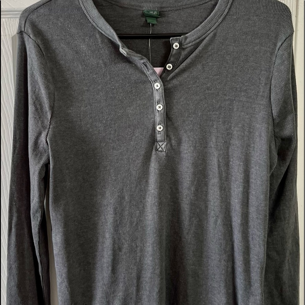 New Large Wild Fable Long Sleeve Henley